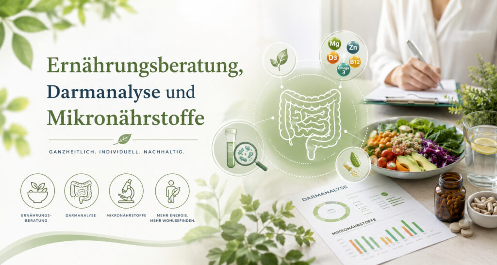 Ernährungsberatung, Darmanalyse & Mikronährstoffe